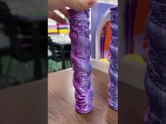 सिल्क दो रंग बैंगनी सिल्वर