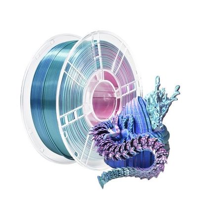 Giá tốt. Bộ sợi PLA ba màu cho máy in 3D lụa màu đỏ xanh dương cyan trực tuyến