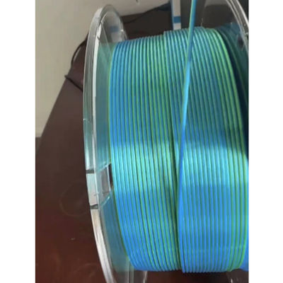 Bom preço. 1.75mm PLA Silk Dual Color 3D Printer Filament Dream Verde 1kg PLA Filament on-line