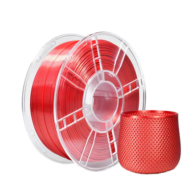 Buon prezzo Stampa da scrivania 1 kg Rossa seta 1,75 mm Stampa 3D PLA Temperatura di stampa a filamenti 190-230C in linea