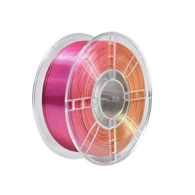 Goede prijs. Drie-kleurig rood goud paars 3D filament zijde Robuustheid Verbeterd PLA Plus zijde online