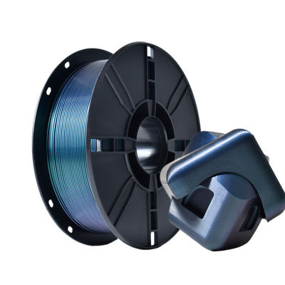 Un buen precio. 1.75mm Impresora 3D PLA Filamento de cambio de color Peso neto 1000g Verde Púrpura en línea