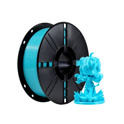 Buon prezzo Fabbrica ingrosso Toughness PLA+ Cyan Fimalent 3D Printer Filament 1.75mm in linea