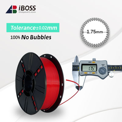 ราคาดี 18 สี 3D Printing Filament FDM การปรับแต่ง กว้าง 1.75mm สีแดง PLA Filament ออนไลน์