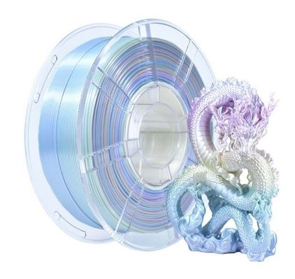 Un buen precio. Impresión 3D Filamento de seda Arco iris Macarón Color PLA Plus Filamento de la impresora 3D 1.75mm 1kg en línea