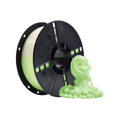 Un buen precio. Amarillo Verde PLA Filamento Brillante 1.75mm Filamento de impresión 3D Fuerte dureza en línea