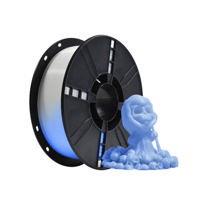 Ein guter Preis. 3D-gedruckte PLA-Leuchtenfilament mit hoher Festigkeit und Zähigkeit 1,75 mm Blaue PLA-Filament Online