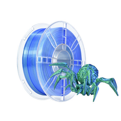 Un bon prix. 1000g d'imprimante 3D à double couleur en soie Filament PLA Plus Durabilité améliorée Vert Bleu en ligne
