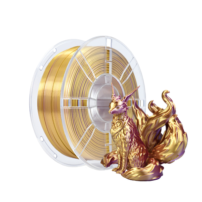 良い値段 シルク 紫 金 PLA 3D プリンター フィラメント 頑丈性 総重量 1.5kg 出力 オンライン