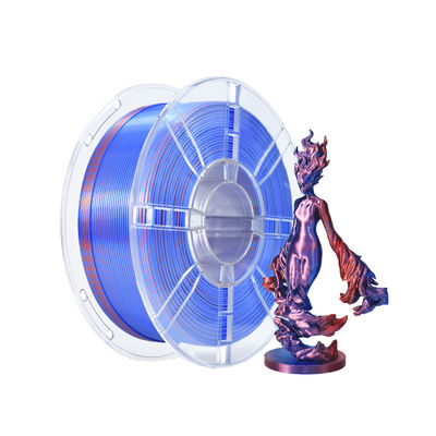 Giá tốt. PLA lụa hai màu sợi màu đỏ màu xanh dương đường kính 1,75mm sợi máy in 3D trực tuyến