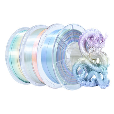Goede prijs. Professionele 3D-printer Filament Zilk Regenboog PLA Robustheid Verbeterd online