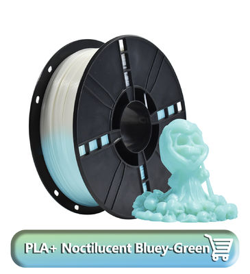 Un buen precio. Filamento de PLA Impresora 3D Filamento 1.75mm Brillo Azul-verde 1kg Impresión 3D en línea