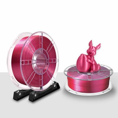 Good price PLA+ Filament Silk Rose Red  3D Printer Filament for Your Printing Needs online