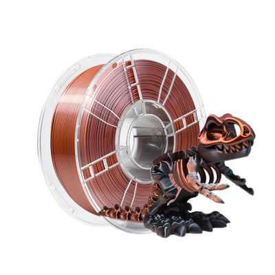 Bom preço. US PLA Toughness Filamento de impressora 3D melhorado Seda Preto Vermelho Cobre Filamento PLA on-line