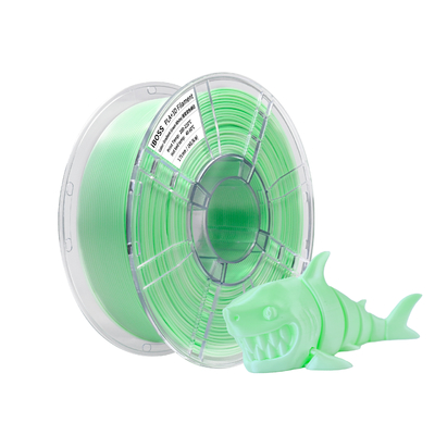 Buon prezzo Forte robustezza PLA+ Filamento Gradiente Verde Bianco per 3D intPrer 1.75mm Filamento di stampa 3D in linea
