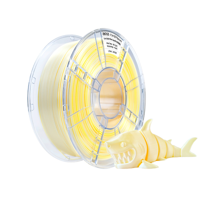 Un buen precio. Filamento de impresión 3D 1 kg 1,75 mmFilamento de color de gradiente transparente amarillo naranja blanco PLA+ Filamentos en línea