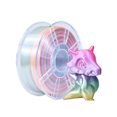 Filamento arcobaleno di caramelle PLA+ 1,75 mm per stampante 3D +/- 0,02 mm Filamento di stampa 3D Filamento 3D
