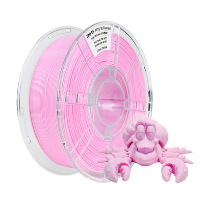 Un bon prix. Personnalisation haute résistance 1 kg Diamètre 1,75 mm Filament PETG rose Filament d'impression 3D en ligne