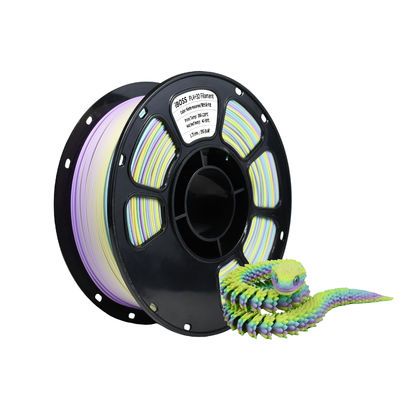Un buen precio. Filamento de PLA+ 1 kg Diámetro 1,75 mm Filamento de impresión 3D Matte Macaroon Rainbow en línea