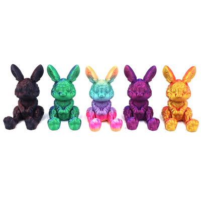Buon prezzo Set regalo coniglio stampato in 3D per Pasqua Decorazione regalo Fornire servizi di stampa personalizzati in linea