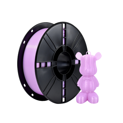 Good price 1kg PLA Filament Untuk Printer 3D Transparent Violet 3D Printed Filament on line