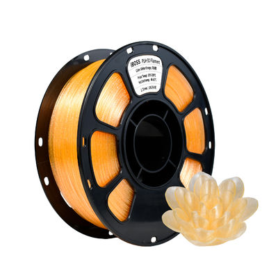 قیمت خوب iBOSS PLA+ فیلامنت 100٪ بی حباب سختی بهبود یافته Glitter Orange برای چاپ سه بعدی آنلاین