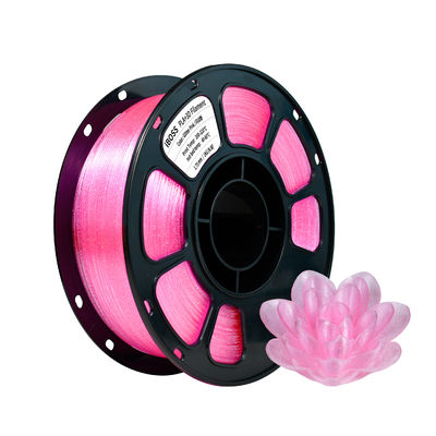سعر جيد iBOSS Glitter اللون الوردي PLA + Filament 100 ٪ الحرارة الخالية من الفقاعات الانترنت