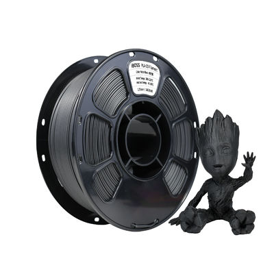 Un buen precio. Filamento de PLA negro mate 1.75mm para filamento de impresión 3D en línea