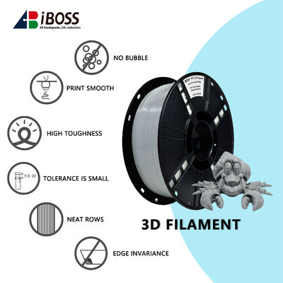 Goede prijs. iBOSS PETG Printing 1.75mm Grijze filament 3D printer filament geschikt voor bamboe lab printers online