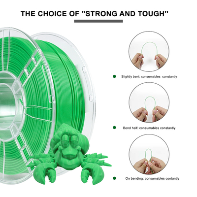 Dobra cena. Filament PETG 1,75mm Zielony 1000g do druku 3D - Wysoka odporność na uderzenia w Internecie