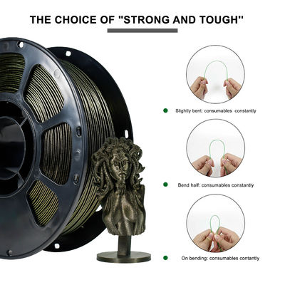 Giá tốt. 3D Printer Filament Change Star Gold PLA+ Filament 1.75mm Độ chính xác kích thước +/- 0.02mm trực tuyến