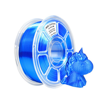 Un buen precio. Filamento de impresión 3D de alta rigidez de 1,75 mm Impresora 3D azul de seda 1000g en línea