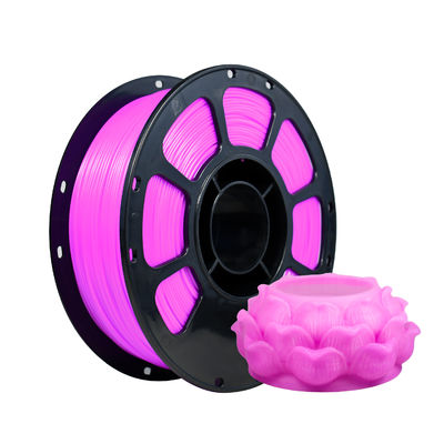 Un bon prix. 1.75mm Température de changement de couleur Pourpre à Rose 1000g FDM Forming Technology Filament d'impression 3D en ligne
