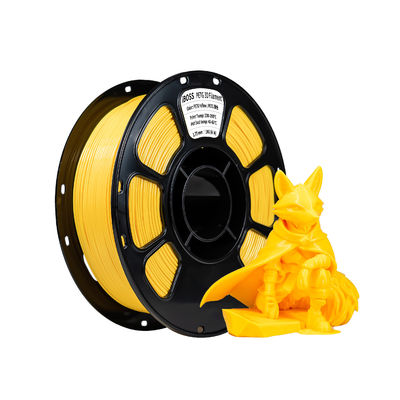 Harga yang bagus PETG Filament Kuning 1.75mm 1kg FDM Forming Technology 3D Printing Filament on line