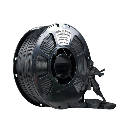 Dobra cena. IBOSS Silny Trwały ASA Czarny Włókno Węglowe 3D Printer Filament 1.75mm Filament w Internecie