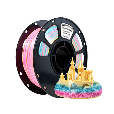 Giá tốt. Sợi in 3D iboss 1000g Lụa Canada Cầu vồng 2 Màu PLA+ Sợi in 3D 1.75mm trực tuyến