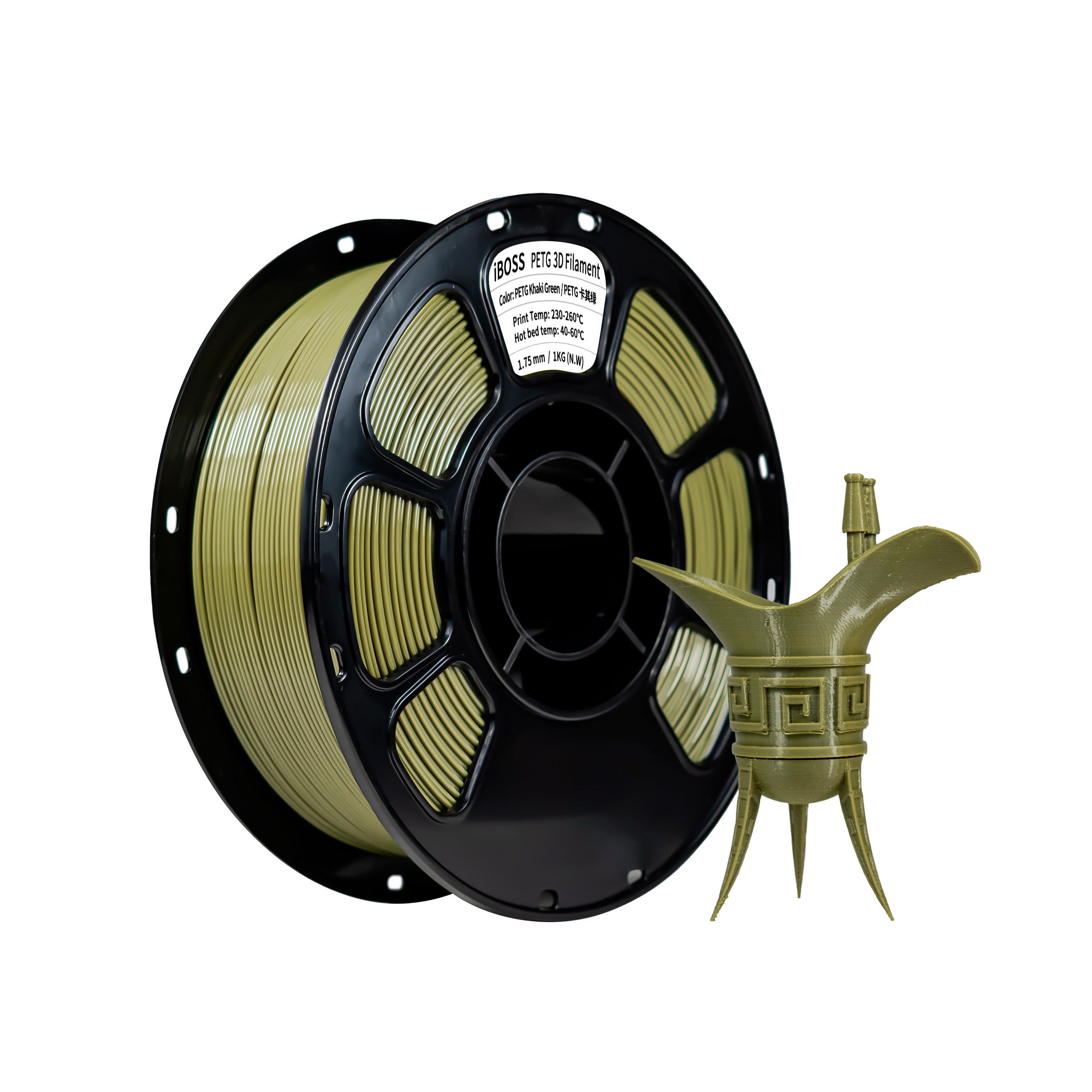 iboss 1.75mm Khaki Green FDM Forming Technology 3d Printing Filament ...