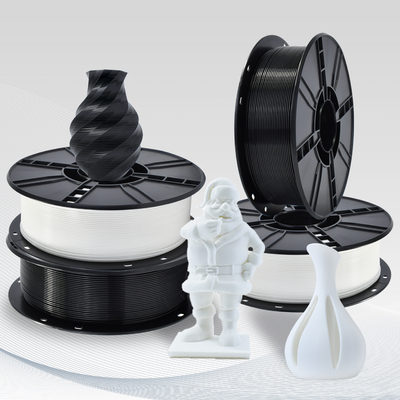 Harga yang bagus Pabrik grosir PLA+ 3D Printer Filament Putih 1,75mm 1 KG 3D Printing Material on line