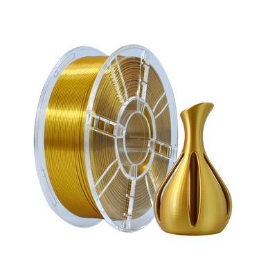 kwaliteit PLA 3D Printing Filament Zilk Gold Filament 1,75 mm 1 kg PLA 3D Printing Material fabriek