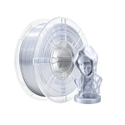 Good price Filamento per stampante 3D Peso netto 1 kg 1,75 mm Filamento PLA argento leggero in linea