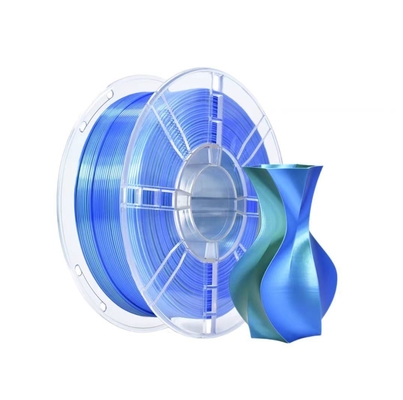 Good price Filament d'imprimante 3D PLA Pro Dureté améliorée Soie double couleur Bleu Vert en ligne