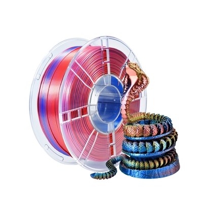 Good price 3D Printing Filament Silk Tri-Color Red Yellow Blue PLA Filament PRO ความแข็งแรงที่เพิ่มขึ้นสําหรับสากล ออนไลน์
