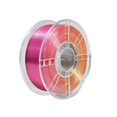 Good price Tri-Color Merah Emas Ungu 3D Filament Sutra Ketahanan Ditingkatkan PLA Plus Sutra on line