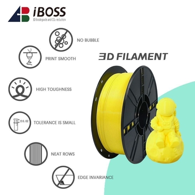 Good price FDM Forming Technology Filamento PLA di 1,75 mm di diametro per stampante 3D in 18 colori Giallo in linea