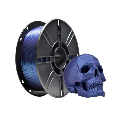 Harga yang bagus PLA Color Changing 3D Printer Filament Kuat Ungu Biru 1kg Kekuatan 1,75mm on line