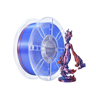 Good price Filato di seta in PLA a doppio colore rosso blu diametro 1,75 mm Filato di stampante 3D in linea