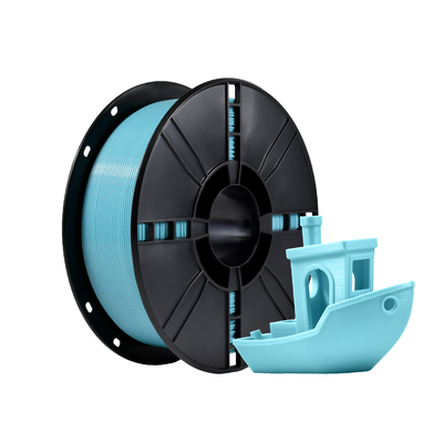 Harga yang bagus 200 X 200 X 64mm Ukuran Kotak Pengemasan PLA Filament In Cyan Untuk Pencetakan 3D Presisi Tinggi on line