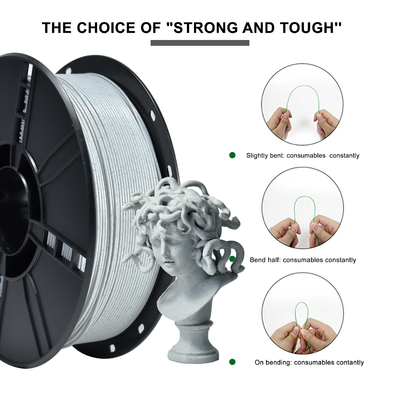 Good price 100% de filament enroulé sans bulles Forte ténacité pour imprimante 3D en ligne