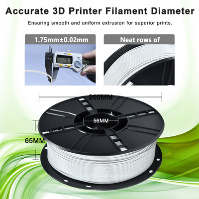 Good price Stampa 3D Filamento Marmo Bianco PLA 1.75mm Per Stampa ad Alta Precisione in linea