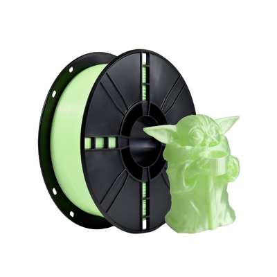 Harga yang bagus PLA+ 3D Printer Kekuatan Filament Ditingkatkan Transparan Hijau 330M on line